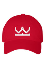 Load image into Gallery viewer, Crown Logo Dad Hat - Kids (White Logo)
