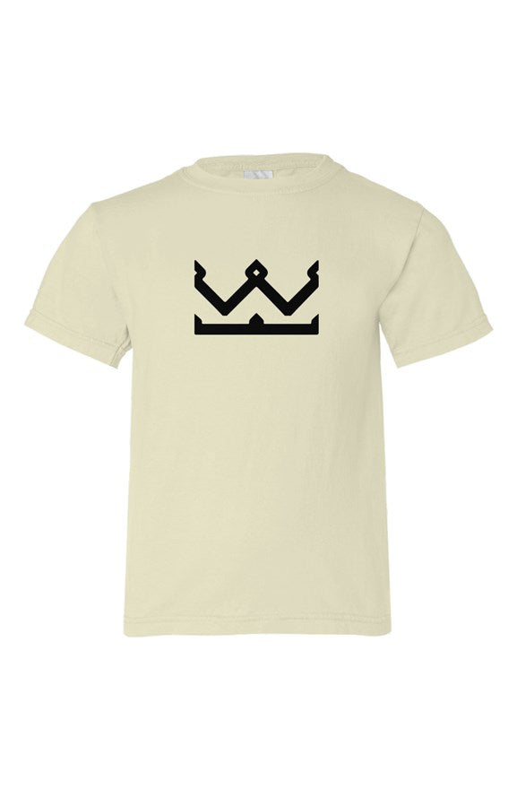 Big Crown Logo Kids Tee (Black Logo)