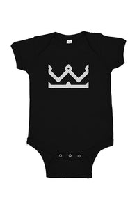 Crown Logo Infant Onesie (White Logo)