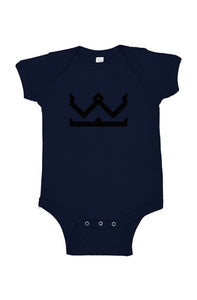 Crown Logo Infant Onesie (Black Logo)